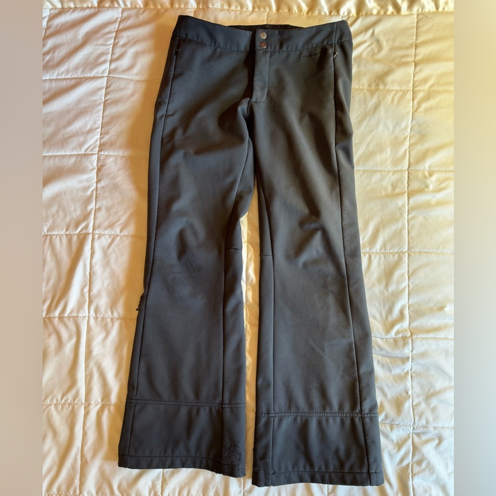 Women's The North Face Apex Softshell Ski Pants Black Charcoal, Size M, Flaws - Picture 8 of 14